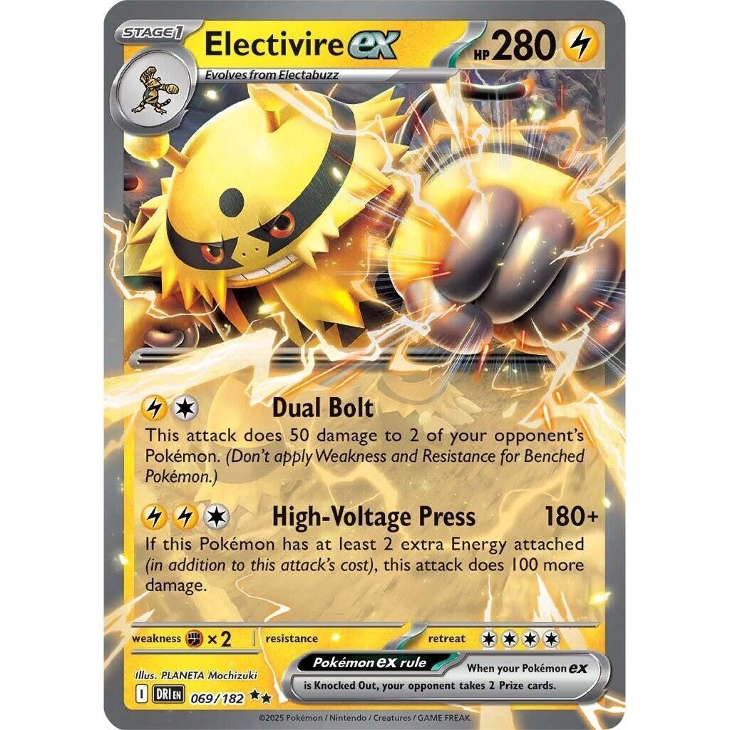 Image for Electivire ex (069/182) (DRI) - Pokemon