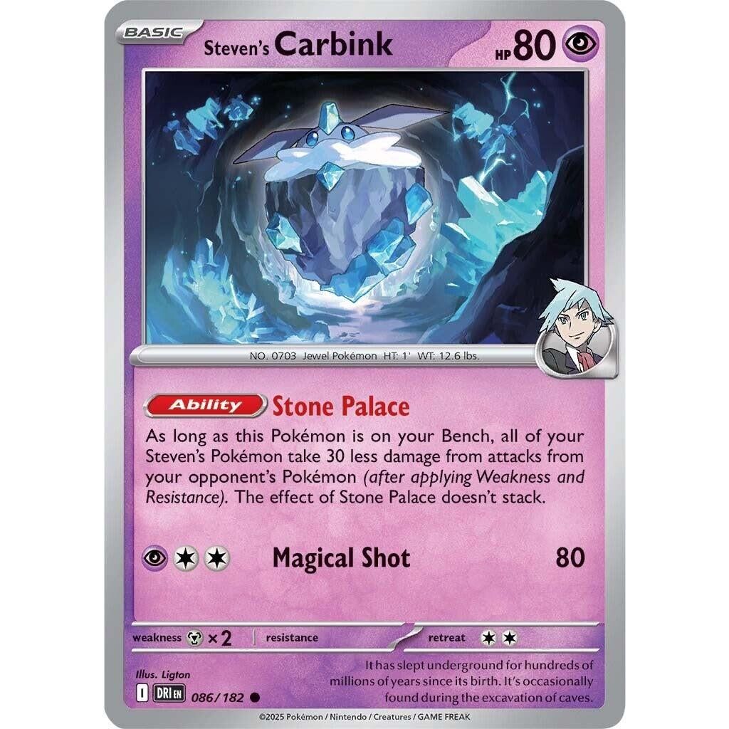 Image for Steven's Carbink (086/182) (DRI) - Pokemon