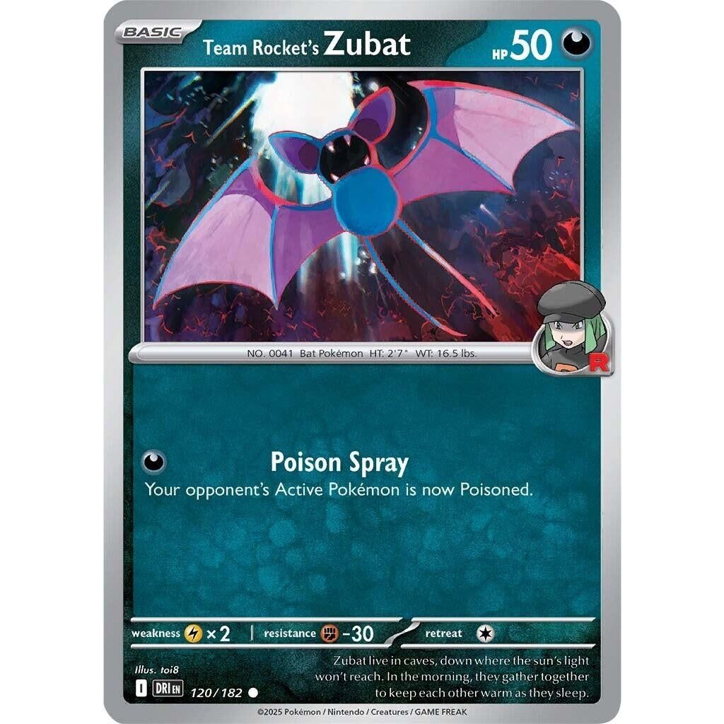 Image for Team Rocket's Zubat (120/182) (DRI) - Pokemon