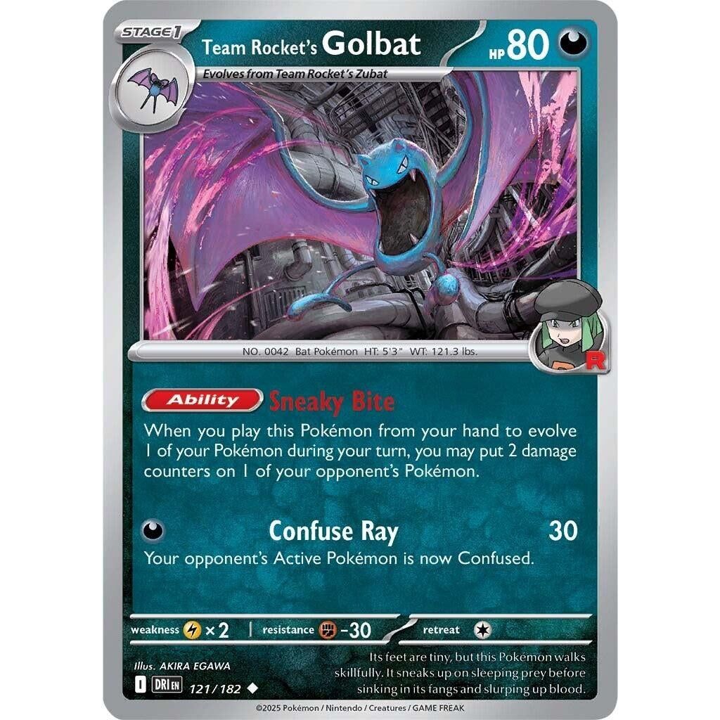 Image for Team Rocket's Golbat (121/182) (DRI) - Pokemon