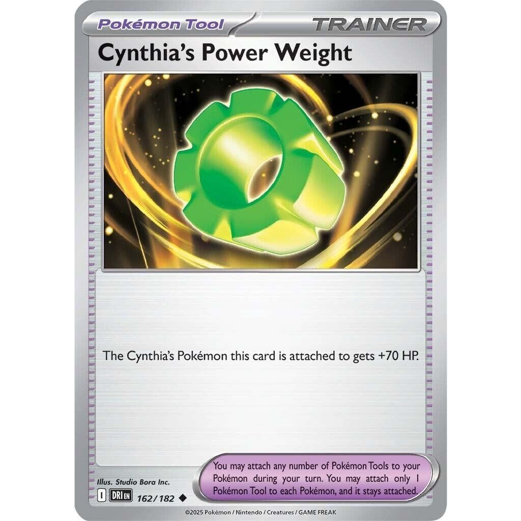 Image for Cynthia's Power Weight (162/182) (DRI) - Pokemon