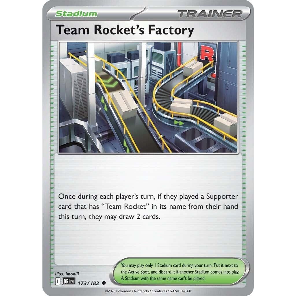 Image for Team Rocket's Factory (173/182) (DRI) - Pokemon
