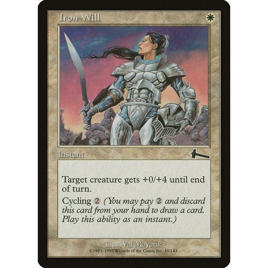 Image for Iron Will (10) (ULG) - Magic: The Gathering