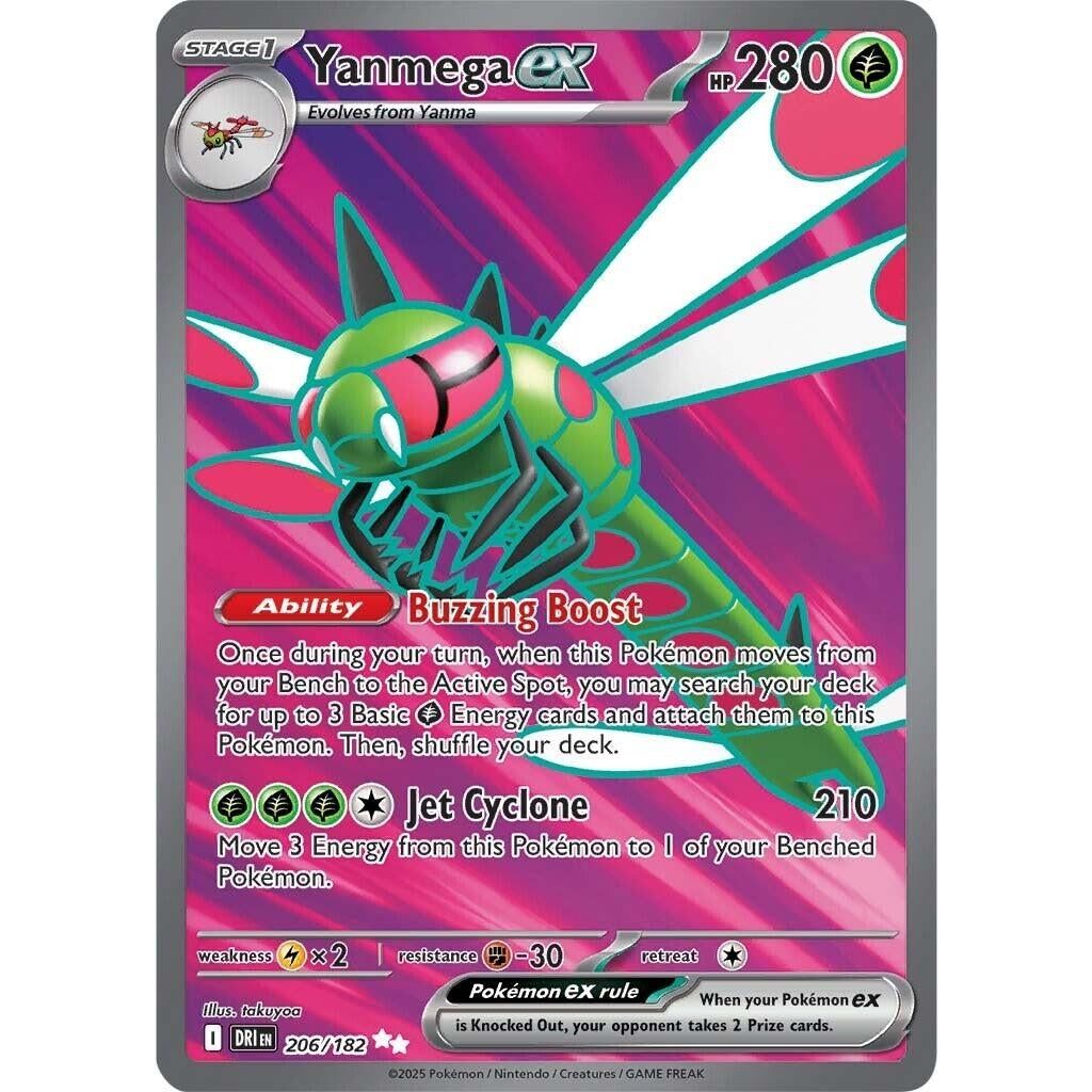 Image for Yanmega ex (206/182) (DRI) - Pokemon