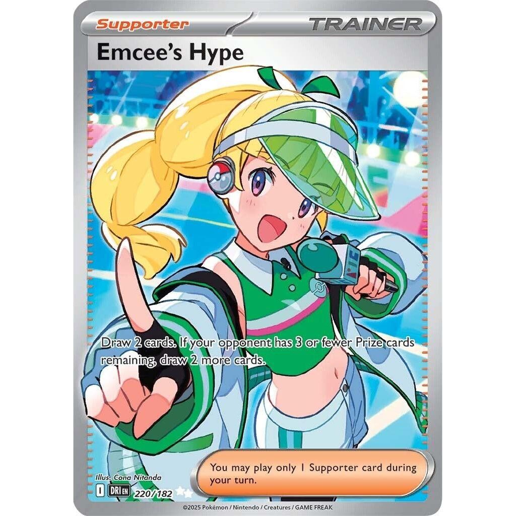 Image for Emcee's Hype (220/182) (DRI) - Pokemon