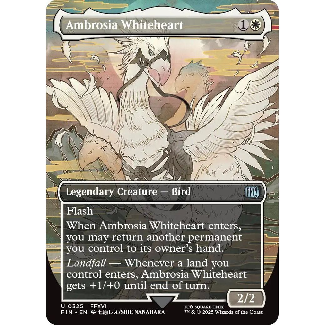 Image for Ambrosia Whiteheart (Borderless) (325) (FIN) - Magic: The Gathering