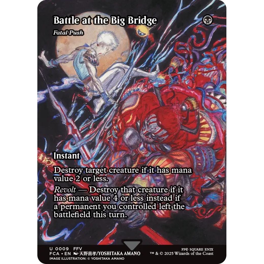 Image for Battle at the Big Bridge - Fatal Push (Showcase) (9) (FCA) - Magic: The Gathering