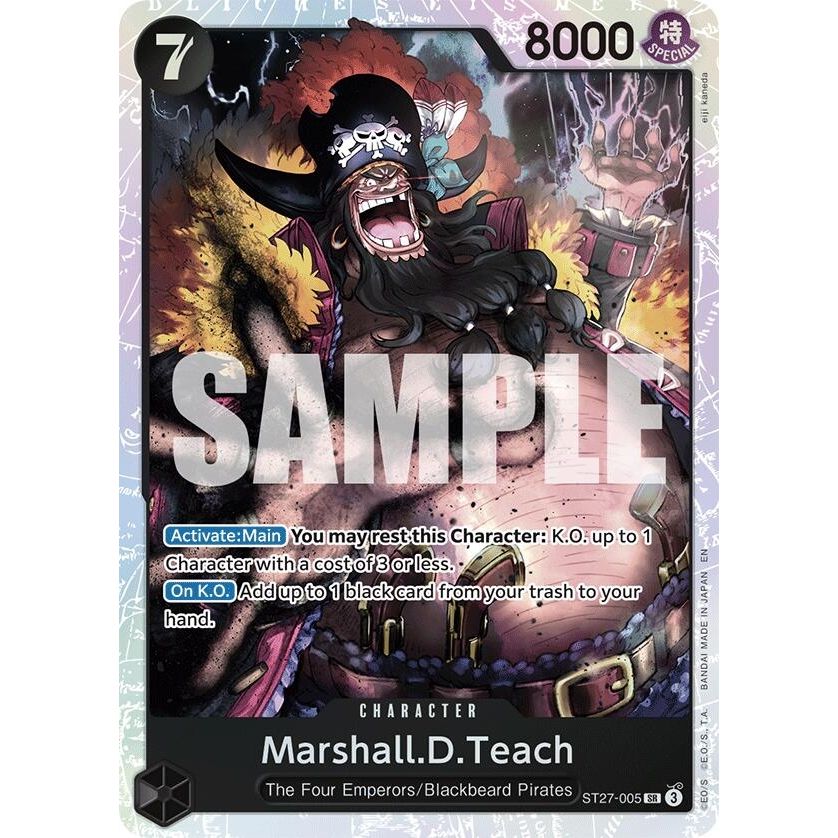 Image for Marshall.D.Teach (ST27-005) (ST27-005) (ST-27) - One Piece Card Game
