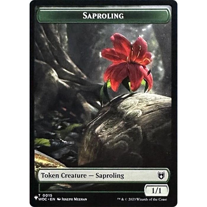 Image for Saproling // Sliver Double-Sided Token (15 // 2) (LIST) - Magic: The Gathering