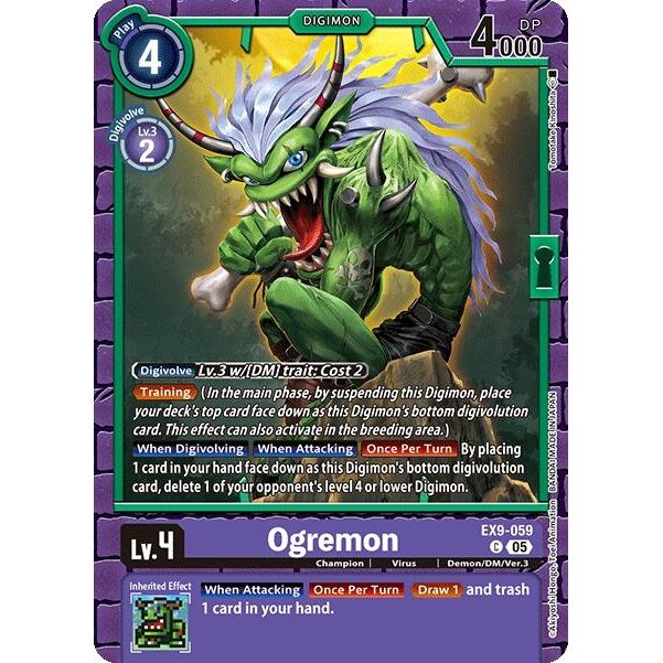 Image for Ogremon (EX9-059 C) (EX09) - Digimon Card Game