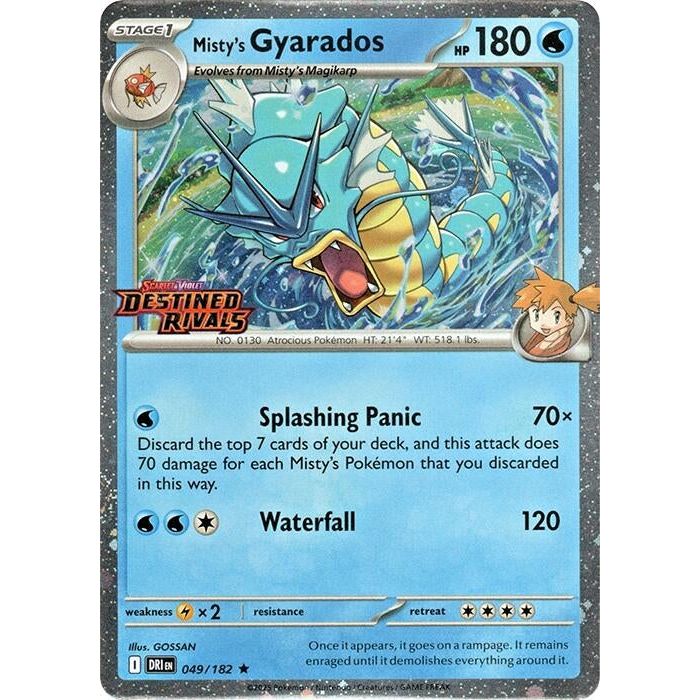 Image for Misty's Gyarados (Prerelease) (049/182) (DRI) - Pokemon