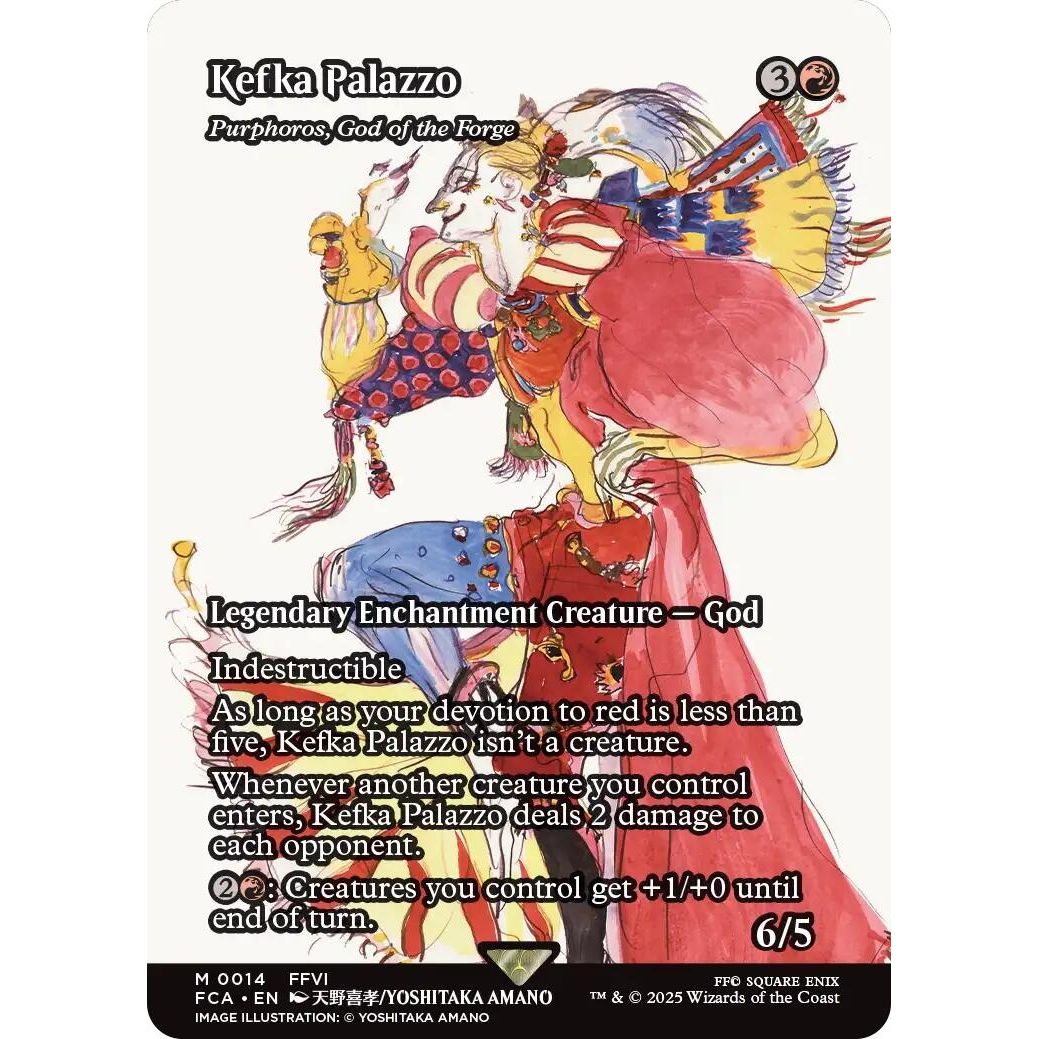 Image for Kefka Palazzo - Purphoros, God of the Forge (Showcase) (14) (FCA) - Magic: The Gathering