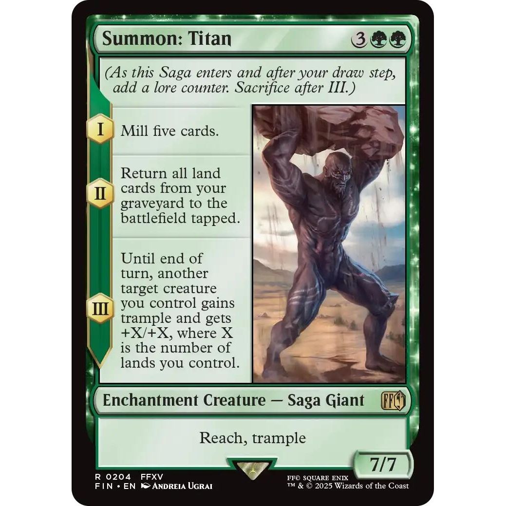 Image for Summon: Titan (204) (FIN) - Magic: The Gathering