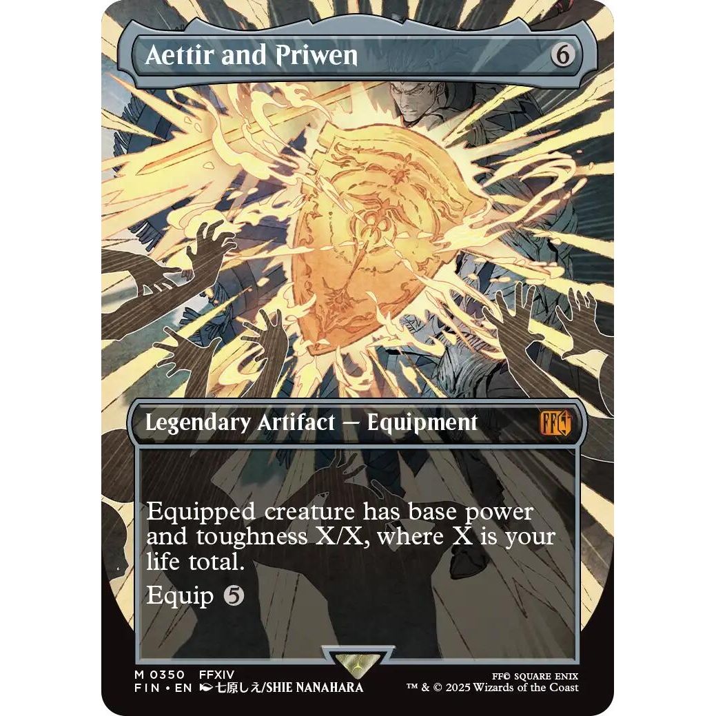 Image for Aettir and Priwen (Borderless) (350) (FIN) - Magic: The Gathering