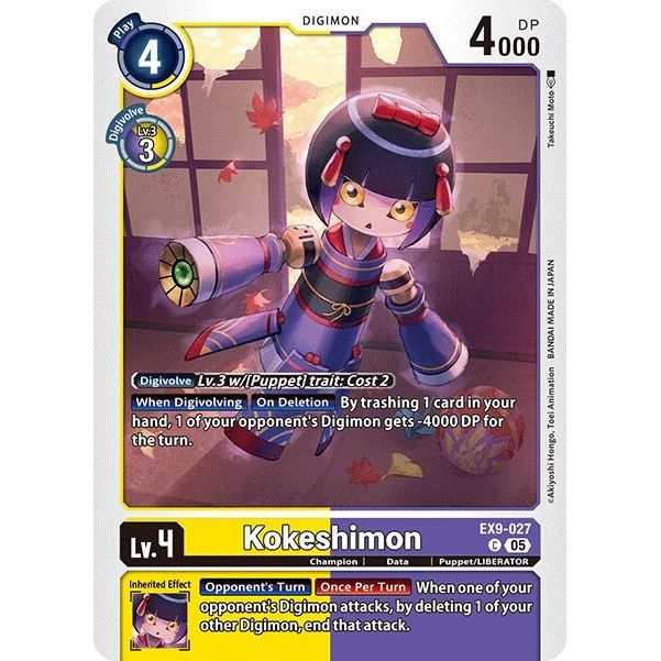 Image for Kokeshimon (EX9-027 C) (EX09) - Digimon Card Game