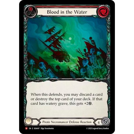 Image for Blood in the Water (SEA047) - Flesh and Blood TCG