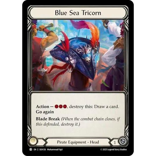 Image for Blue Sea Tricorn (SEA126) - Flesh and Blood TCG