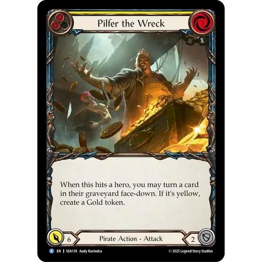 Image for Pilfer the Wreck (Yellow) (SEA139) - Flesh and Blood TCG