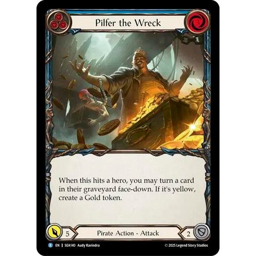 Image for Pilfer the Wreck (Blue) (SEA140) - Flesh and Blood TCG