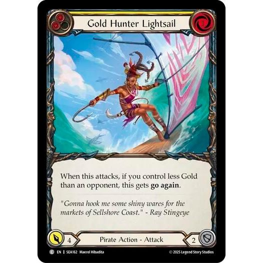 Image for Gold Hunter Lightsail (SEA162) - Flesh and Blood TCG