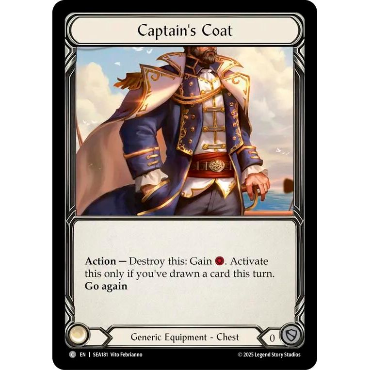 Image for Captain's Coat (SEA181) - Flesh and Blood TCG