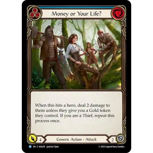 Image for Money or Your Life? (Blue) (SEA205) - Flesh and Blood TCG