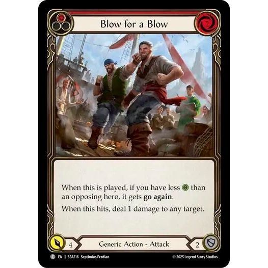 Image for Blow for a Blow (SEA216) - Flesh and Blood TCG