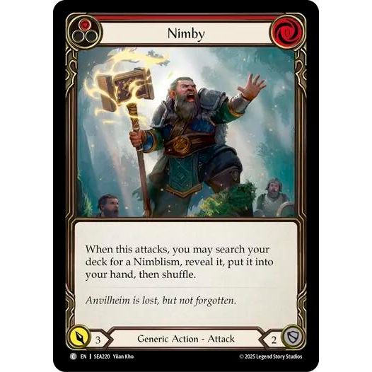 Image for Nimby (Red) (SEA220) - Flesh and Blood TCG