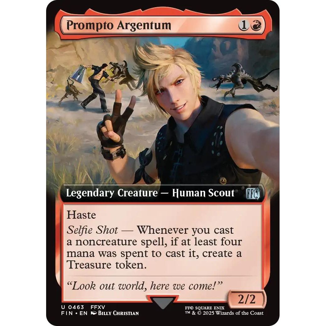 Image for Prompto Argentum (Extended Art) (463) (FIN) - Magic: The Gathering