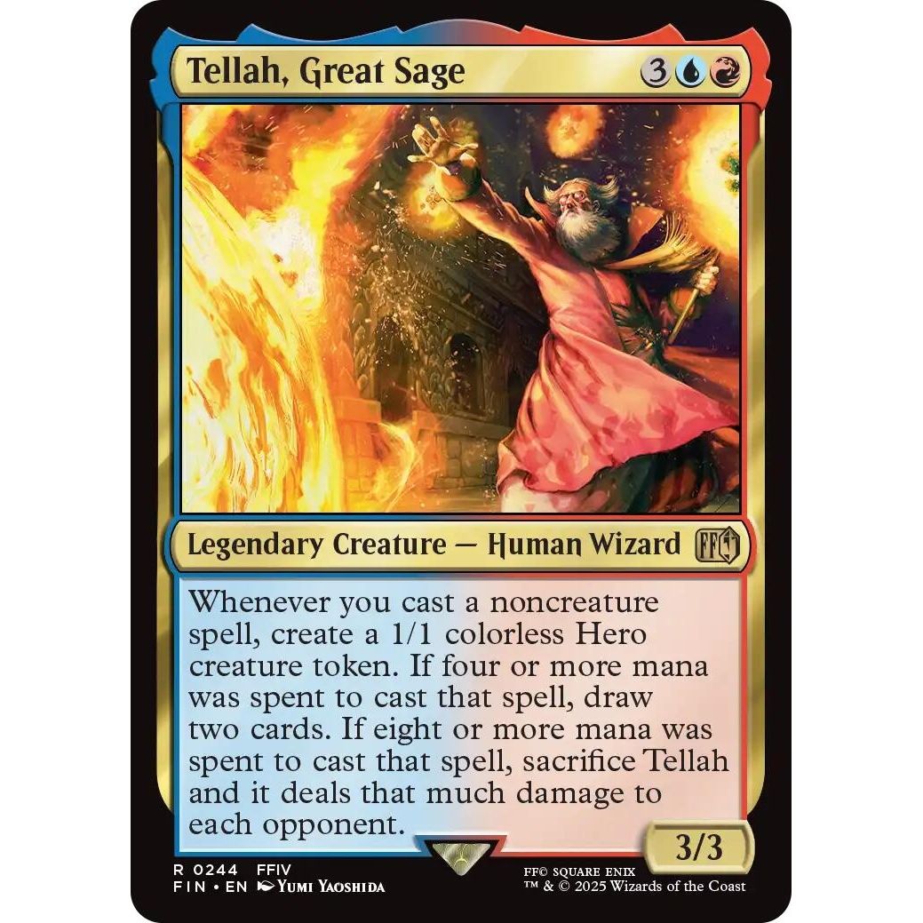 Image for Tellah, Great Sage (244) (FIN) - Magic: The Gathering