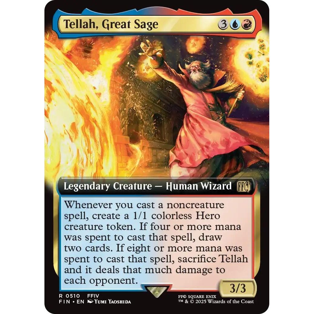 Image for Tellah, Great Sage (Extended Art) (510) (FIN) - Magic: The Gathering