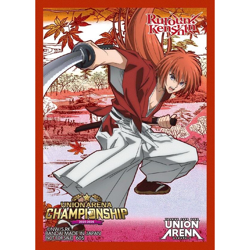 Image for Union Arena Regionals 25-26 AP Card Sleeves - Rurouni Kenshin (3-Pack) - Card Sleeves