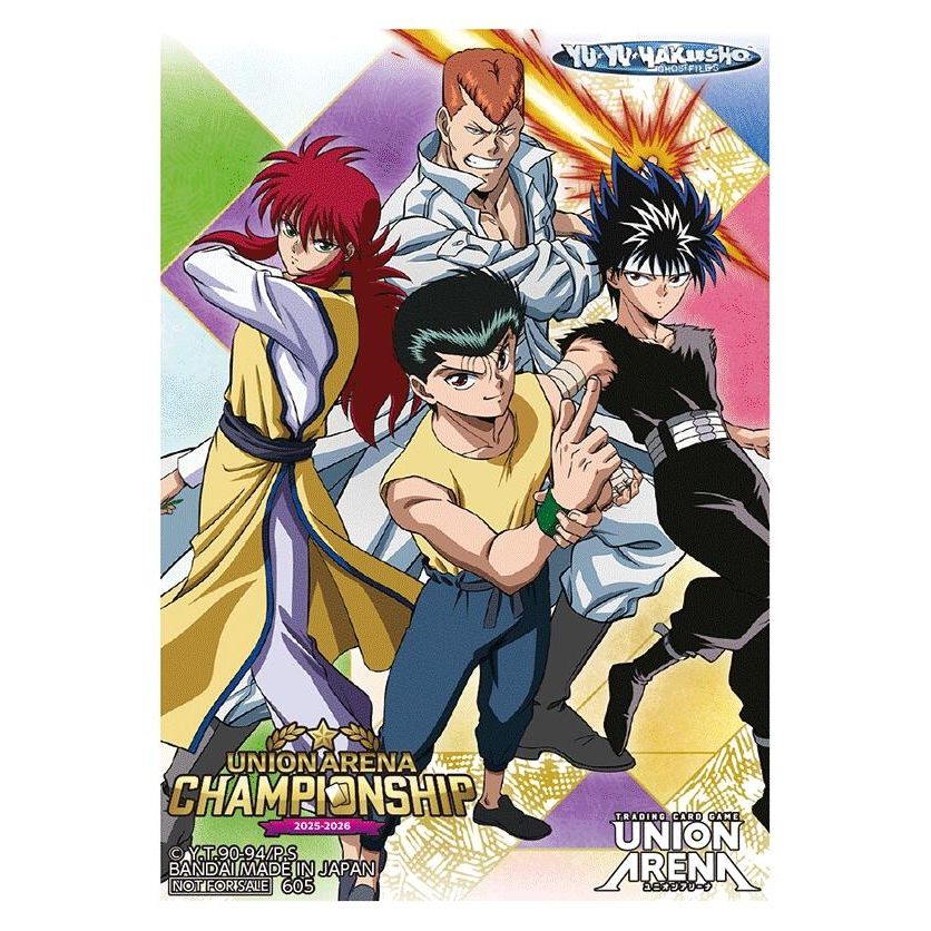 Image for Union Arena Regionals 25-26 AP Card Sleeves - Yu Yu Hakusho: Ghost Files (3-Pack) - Card Sleeves