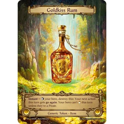 Image for Goldkiss Rum (Treasure) (SEA245) - Flesh and Blood TCG