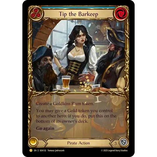 Image for Tip the Barkeep (Treasure) (SEA132) - Flesh and Blood TCG