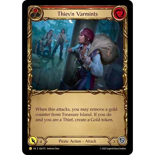 Image for Thiev'n Varmints (Treasure) (SEA172) - Flesh and Blood TCG