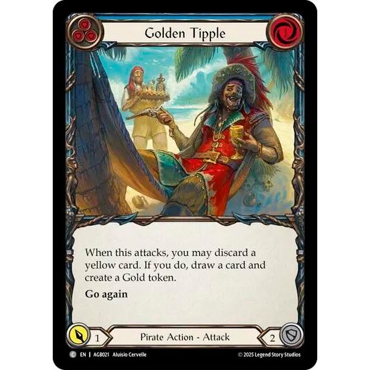Image for Golden Tipple (Blue) (AGB021) - Flesh and Blood TCG