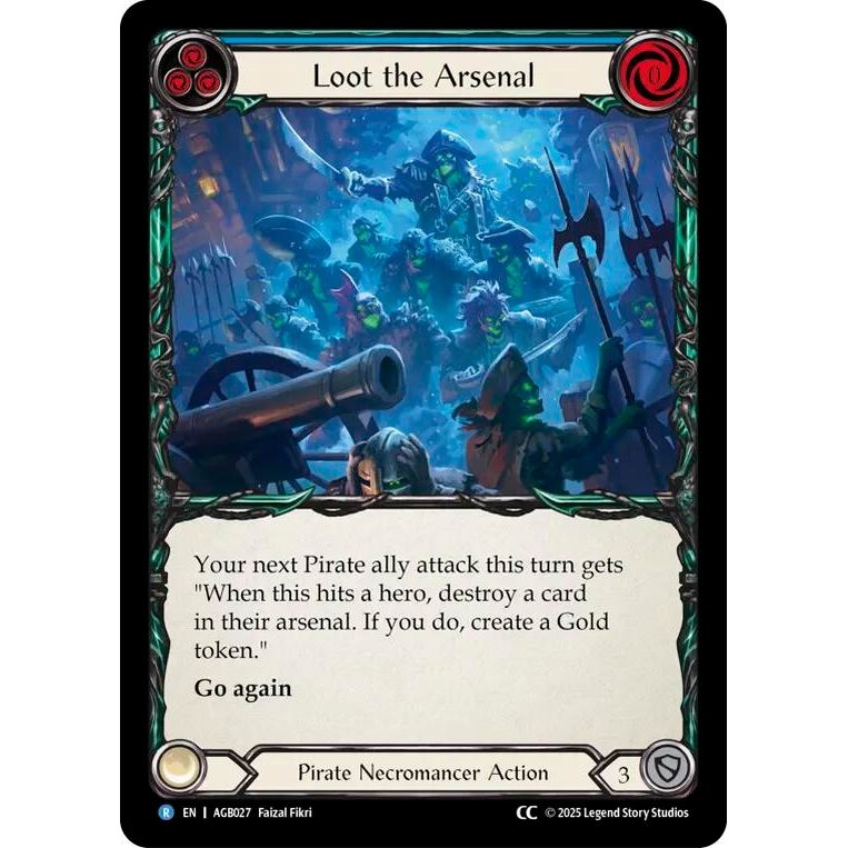 Image for Loot the Arsenal (CC Tag) (AGB027) - Flesh and Blood TCG
