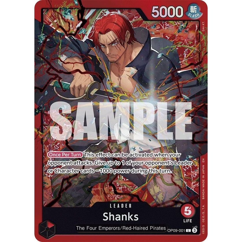 Image for Shanks (OP09-001) (OP09-001) (ST-23) - One Piece Card Game