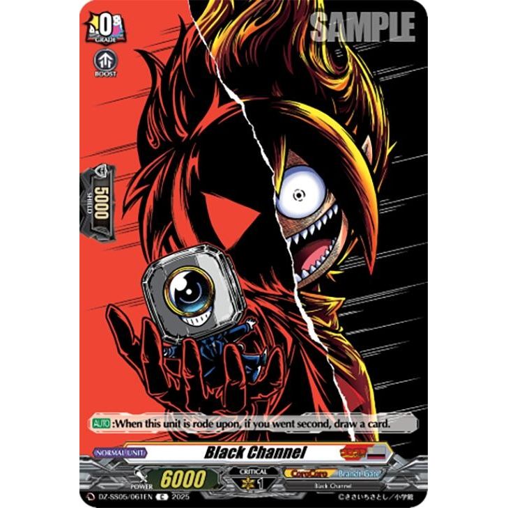 Image for Black Channel (DZ-SS05/061EN) (DZ-SS05) - Cardfight Vanguard