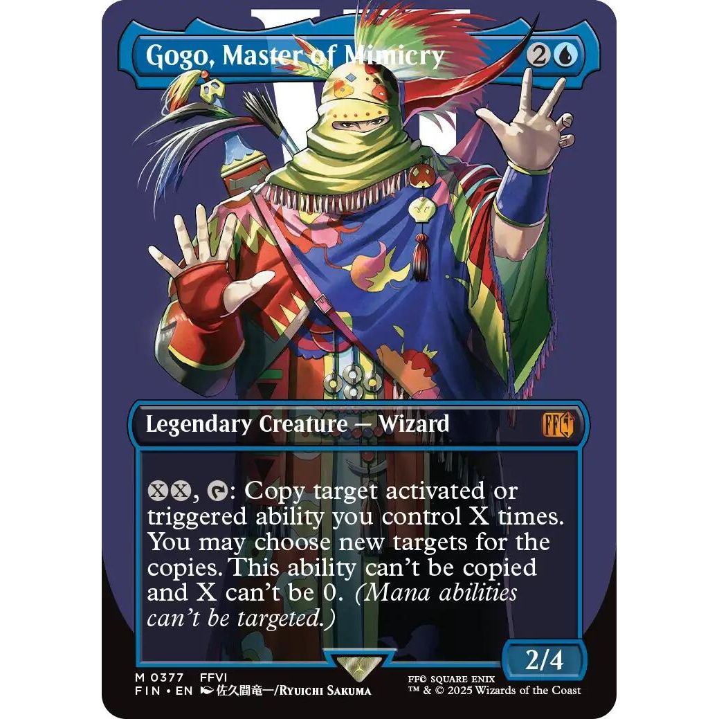 Image for Gogo, Master of Mimicry (Borderless) (377) (FIN) - Magic: The Gathering