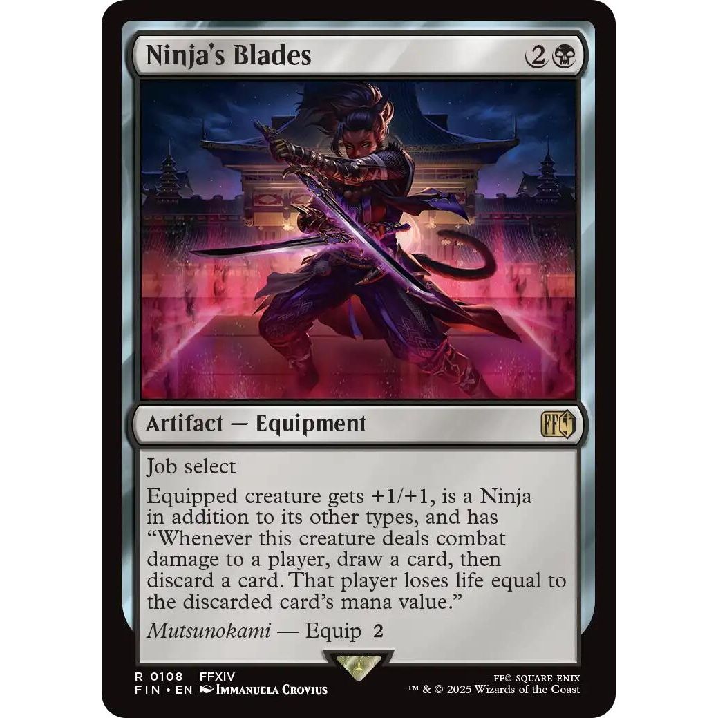 Image for Ninja's Blades (108) (FIN) - Magic: The Gathering