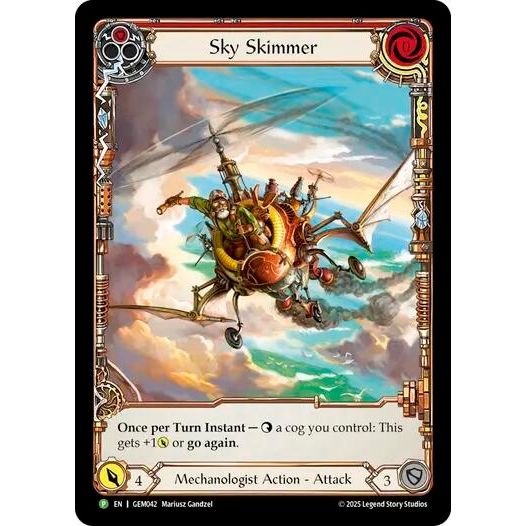 Image for Sky Skimmer (Red) (GEM042) (GEM) - Flesh and Blood TCG