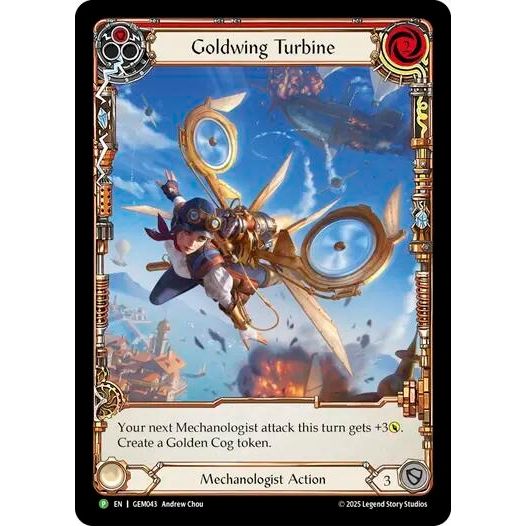 Image for Goldwing Turbine (Red) (GEM043) (GEM) - Flesh and Blood TCG