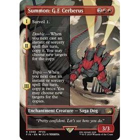 Summon: G.F. Cerberus (Borderless) - Final Fantasy TCG (1015)