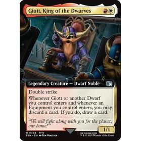 Giott, King of the Dwarves (Extended Art) - Final Fantasy TCG (1030)