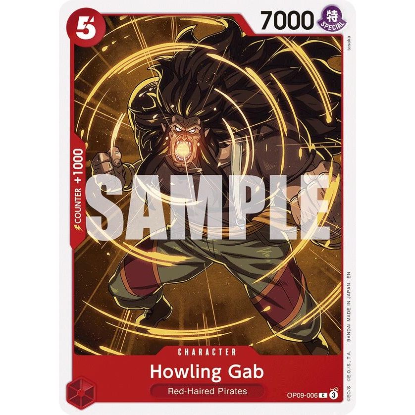 Image for Howling Gab (Reprint) (OP09-006) (ST-23) - One Piece Card Game