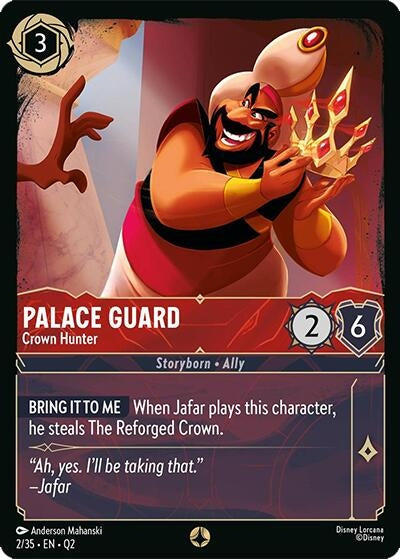 Image for Palace Guard - Crown Hunter (2/35) (Q2) - Disney Lorcana