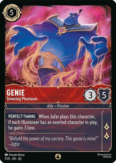Image for Genie - Towering Phantasm (7/35) (Q2) - Disney Lorcana