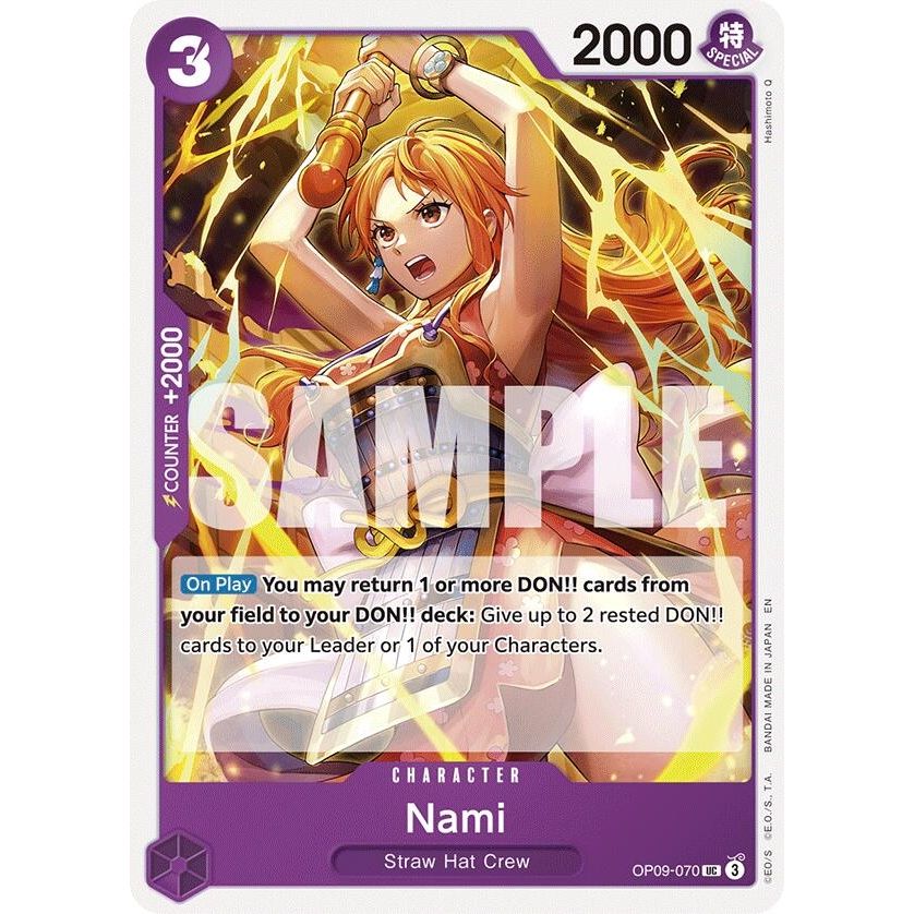 Image for Nami (Reprint) (OP09-070) (ST-26) - One Piece Card Game